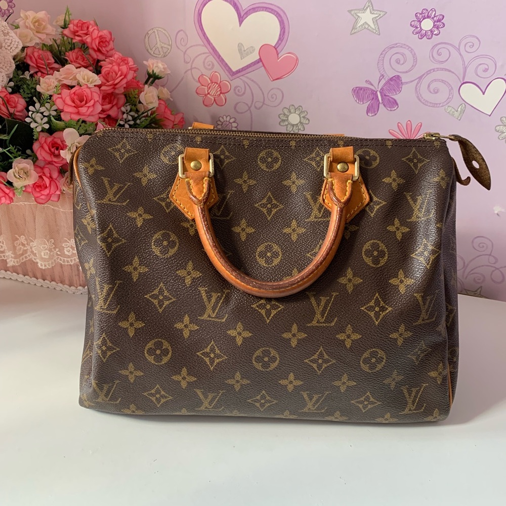 LOUIS VUITTON Speedy 30 Handbag - Picture 2 of 12